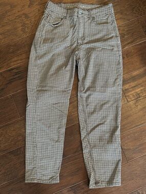 Houndstooth Mom Jean